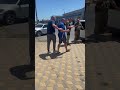 Пухлая шлюха с довольной рожей отправляет очередного нормального украинца на убой. Надеюсь,