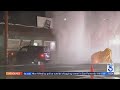 Out-of-control driver slams into hydrant, building