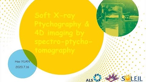 Ptychography and 4D imaging by spectro-ptycho-tomography: XAS Journal Club, Hao Yuan