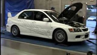 crazy  mitsubishi evo IX Dyno