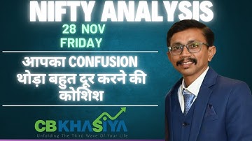 Nifty Elliott Wave Analysis for 28 Nov 2025