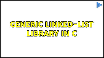 Generic linked-list library in C