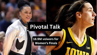 Dawn Staley & Caitlin Clark catapult Women’s Bball as Iowa & SC Finals hit 18.9M fans | The Pivot