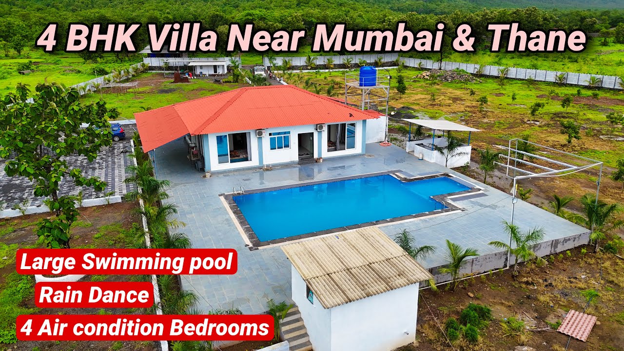 Mountain View Villa | 4 BHK Luxurious Villa Near Mumbai & Thane