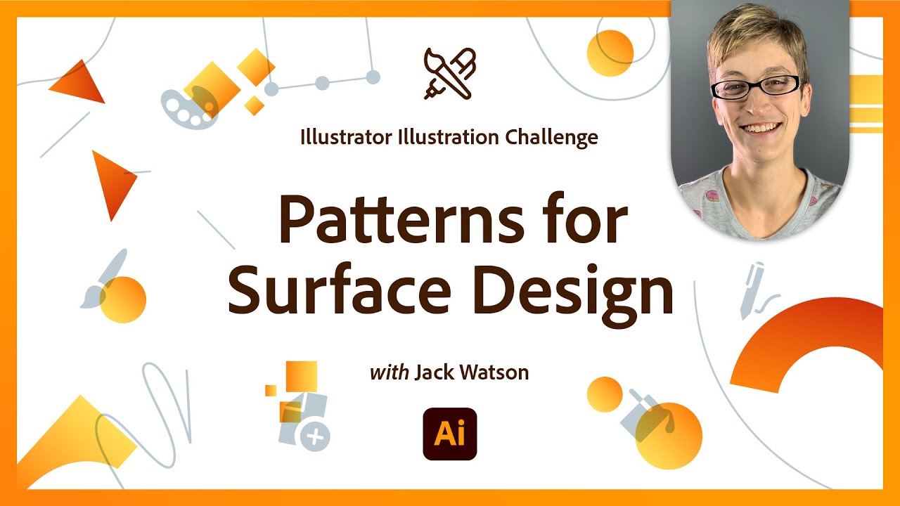 Patterns for Surface Design | Illustrator Illustration Challenge
