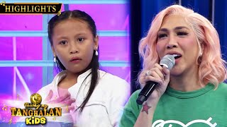 Vice Ganda tests the acting skills of daily contender Alexa | Tawag Ng Tanghalan Kids