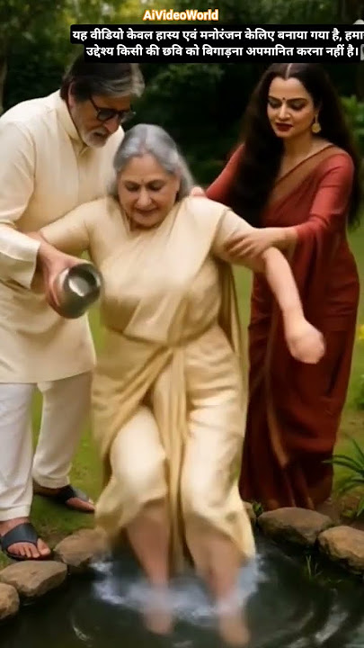 Amitabh,Jaya & Rekha Funny video #amitabh#amitabhbachchan#rekha#aivideo#funny#comedy#viral#trending