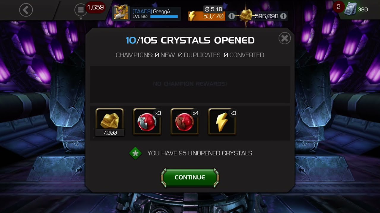 100+ cavalier free crystals