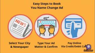 Bookmyad.com Name Change Advertisement In Newspaper