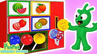 Dino Dino Give My Lollipop | Pea Pea Nursery Rhymes & Kids Songs