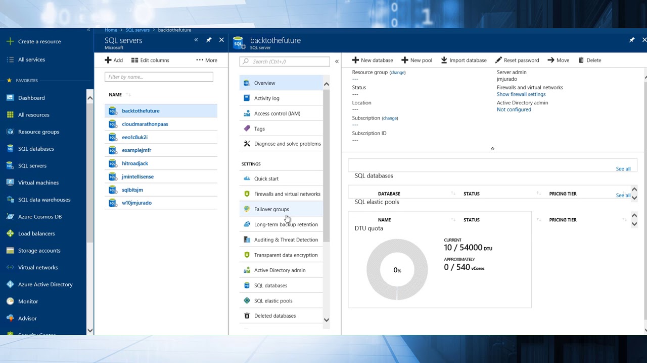 Spanish Chapter17 Azure SQL Database YouTube