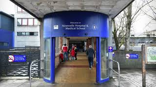 NINEWELLS HOSPITAL DUNDEE  Scotland - entrance announcements