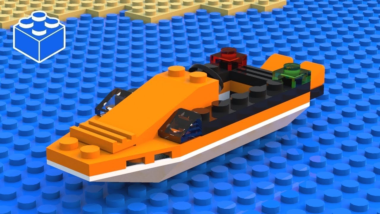 Custom LEGO Coast Guard Boat MOC. LEGO Coast Guard Patrol 