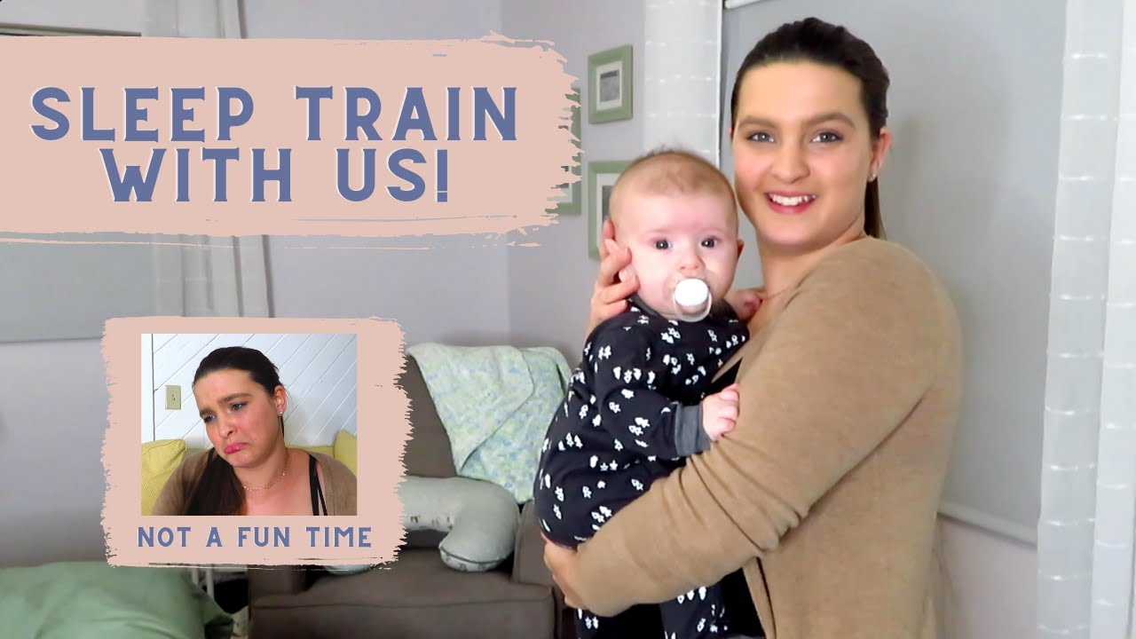 SLEEP TRAIN WITH US! | Sleep training my 4 month old! - YouTube