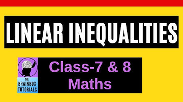 Linear Inequalities I Linear Inequations l Replacement set l Solution Set