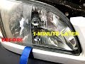 How momma repairs headlights back to brand new in 3 minutes