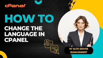 How to change the language in cPanel with Elite Server Management-2023