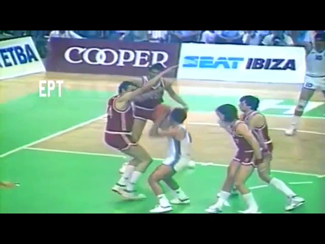 Nick Galis: Simply Amazing vs. Soviet Union (Final - Eurobasket 1987) class=