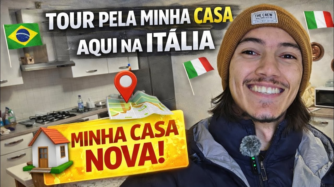 Tour pela Minha Nova Casa no Norte da Itália 🇮🇹 | Vida Real de um Brasileiro