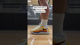 Nike Zoom KD 17 “Sunrise” On Feet & In Hand Looks - Short Review #shorts #kevindurant #easymoney