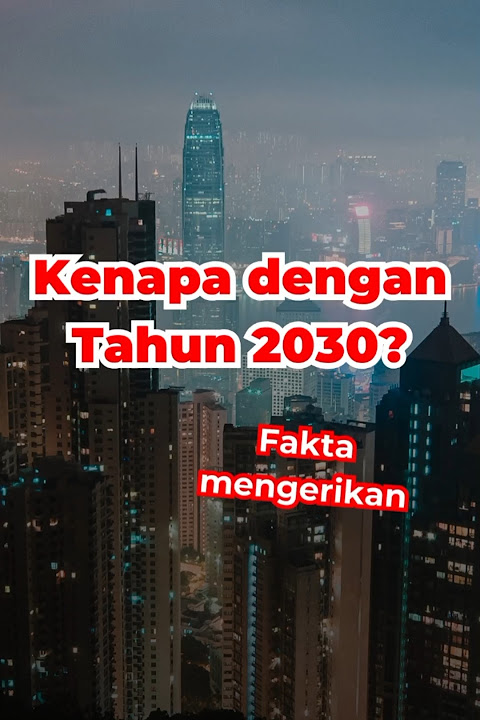 ADA APA DENGAN TAHUN 2030? FAKTA MENGERIKAN!  #fyp #shorts #short #2030 #teknologi #masadepan
