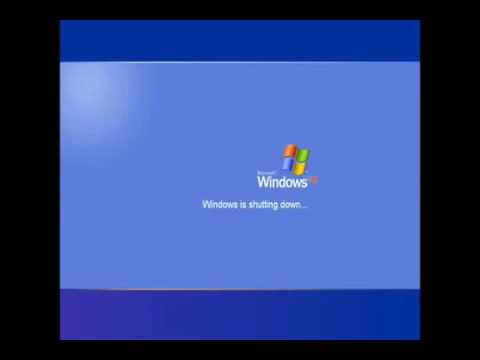 Window xp startup shutdown reversed