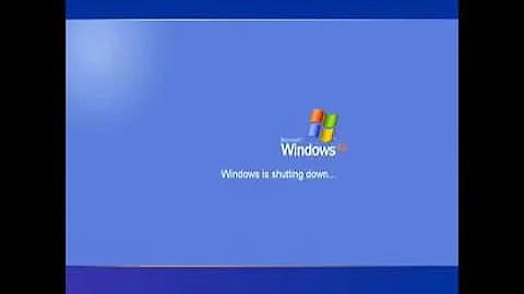Window xp startup shutdown reversed