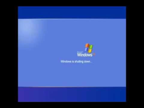 Window xp startup shutdown reversed