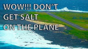 EPIC Flying! GIANT WAVES ON FINAL, ACTIVE VOLCANO... Hawaiian Cirrus SR22 Adventure