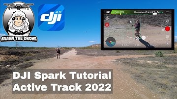 DJI Spark | Active Track Tutorial | 2022 | Walking or Running #shaunthedrone