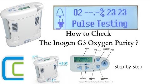 Inogen One G3- How to Check Purity Of Oxygen ? | Cure and Care|Inogen G3 Model