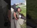 This simple trick makes weed trimming effortless #lawncare #trimming #diy