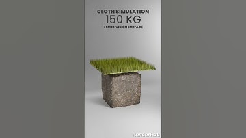 Satisfying 3D Cloth Simulation in Blender