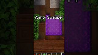 How to make armor swapper in minecraft. #minecraft #minecraftshorts #minecrafttutorials