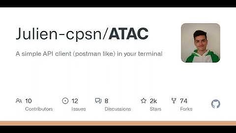GitHub - Julien-cpsn/ATAC: A simple API client (postman like) in your terminal