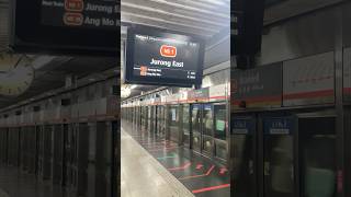 LTA Station Travel Information System (STIS, Departing) - Changchun Alstom Movia R151 (NSL to JUR)