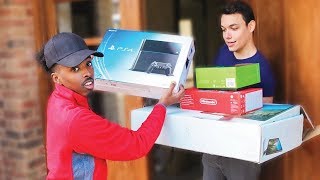 Delivering EXPENSIVE Items For FREE PRANK