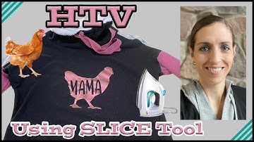 How to use the slicing tool in Cricut Design Space!