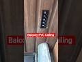 Balcony Soffit Panel Light Cutting । PVC Ceiling Light Cutting #shorts #pvcceiling #balcony