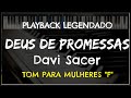 🎤 Deus de Promessas (PLAYBACK LEGENDADO - TOM FEMININO "F") Toque no Altar, by Niel Nascimento