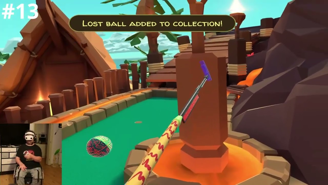 18 Lost balls guide on a Coconut island | Walkabout minigolf vr