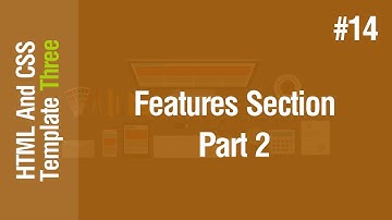 [Arabic] HTML & CSS Template Three 2021 - #14 - Features Section Part 2