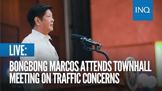LIVE:  Bongbong Marcos attends 'Bagong Pilipinas townhall meeting on traffic concerns'