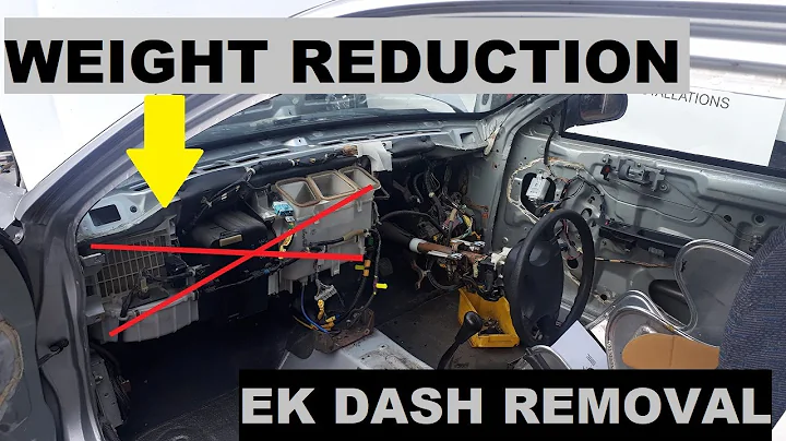 Honda civic ek dashboard removal