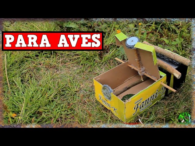 Trampa Automatica Para Aves Con Jaula Automatica y Casera / YMX  SUPERVIVENCIA 