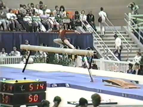 Irina Baraksanova URS 1985 Worlds Compulsory Beam 