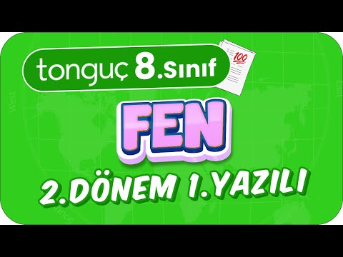 8.Sınıf Fen 2.Dönem 1.Yazılıya Hazırlık 📑 #2024