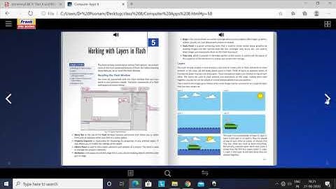 Class 8 Chapter 5 Working with Layers in Flash
