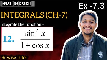 Ex 7.3 class 12 maths q12 | Ex 7.3 q12 class 12 | Question 12 exercise 7.3 Class 12