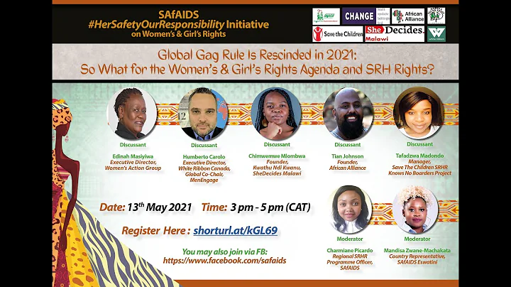 Global Gag Rule Is Rescinded in 2021:SAfAIDS : 13 ...